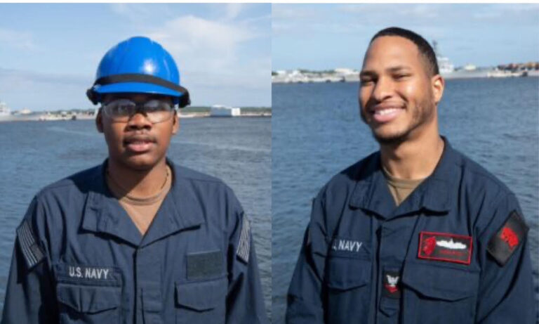 Two Sailors Represent St. Thomas Aboard U.S. Navy Warship