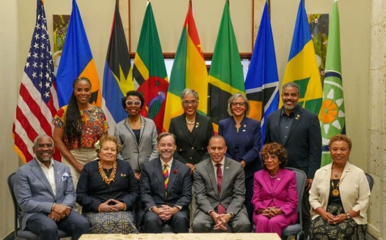 Plaskett Joins Congressional Delegation to Barbados
