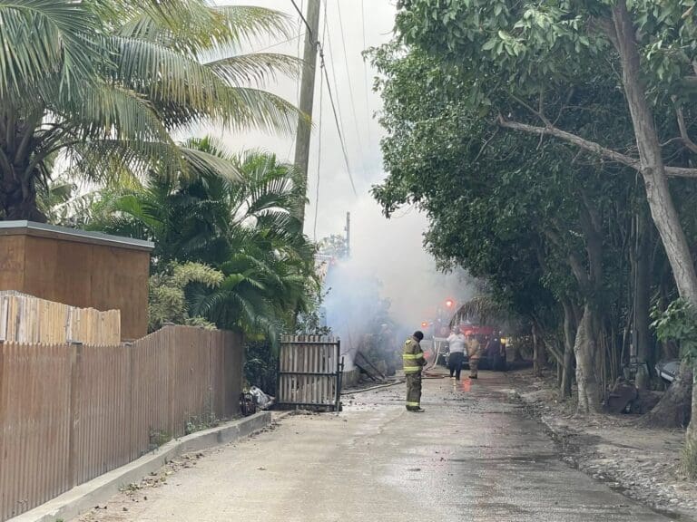 Massive Fire Rips Through The Shack at Hull Bay, Investigation Underway