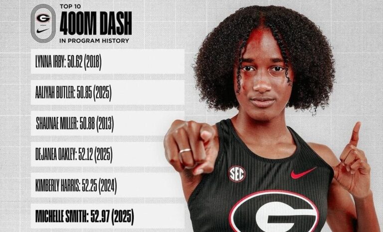 Michelle Smith Breaks Her Own Virgin Islands U20 400 Meter Record