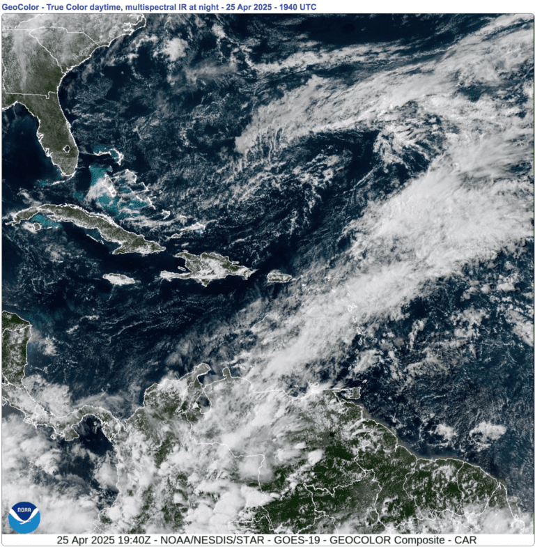 Showers and Thunderstorms Possible Across USVI and Puerto Rico this Weekend and Into Next Week