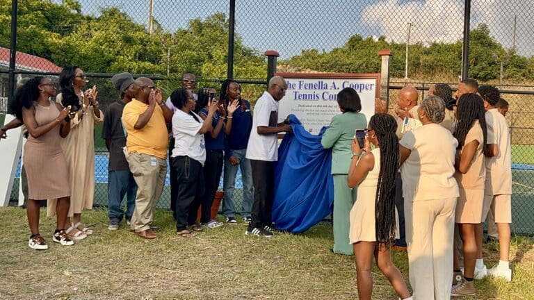 UVI Honors the Late Fenella A. Cooper With Tennis Complex Renaming