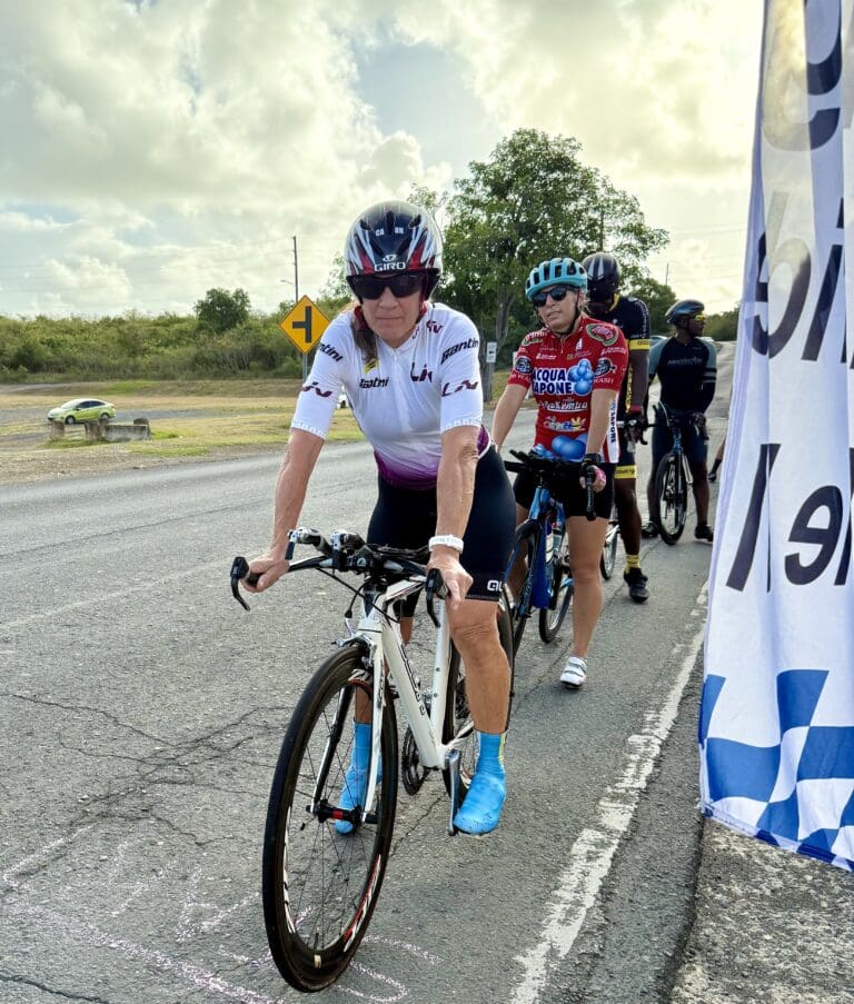 Cyclists Battle Wind and Hills in M2M Time Trial