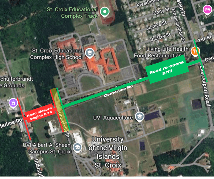 Traffic Shift on Queen Mary Highway Aug. 13-23