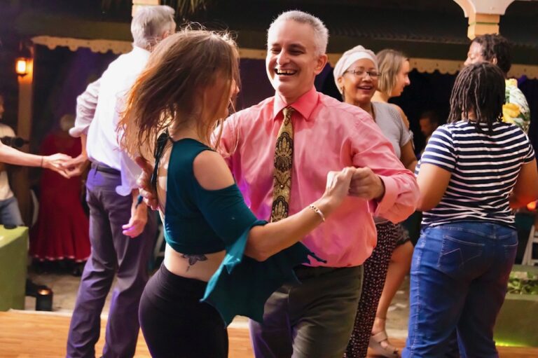 St. Croix Ballroom & Latin is Dancing in the Courtyard Studio at 55 Company Street in Downtown Christiansted