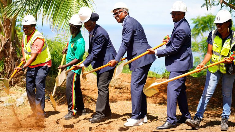 Bryan, Petersen Break Ground on Cisterns to Bolster Bordeaux Farmers