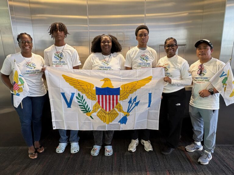 USVI Robotics Team in Panama for FIRST Global Challenge