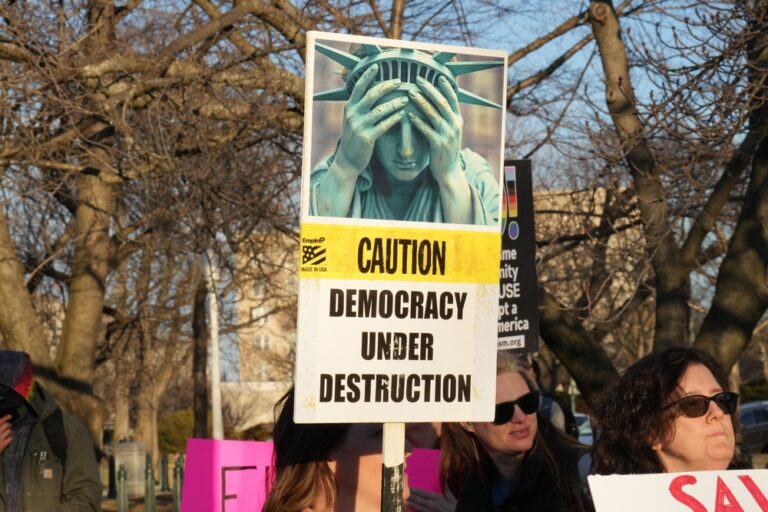 Authoritarian rulers frequently oppress minorities, attack the press, crush opposition, and use intimidation to escape responsibility. (Shutterstock image)