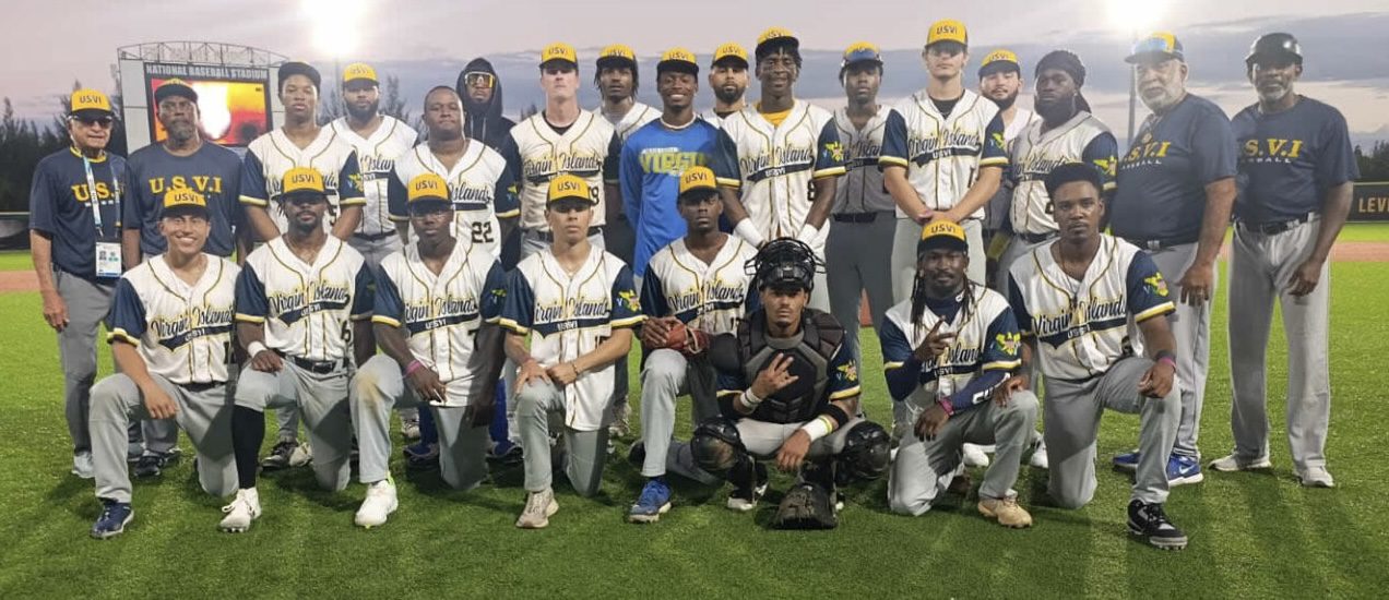 United States Virgin Islands Baseball Team at the 7 th Caribbean Baseball Cup. Theyfinished in third place. (Submitted Photo)