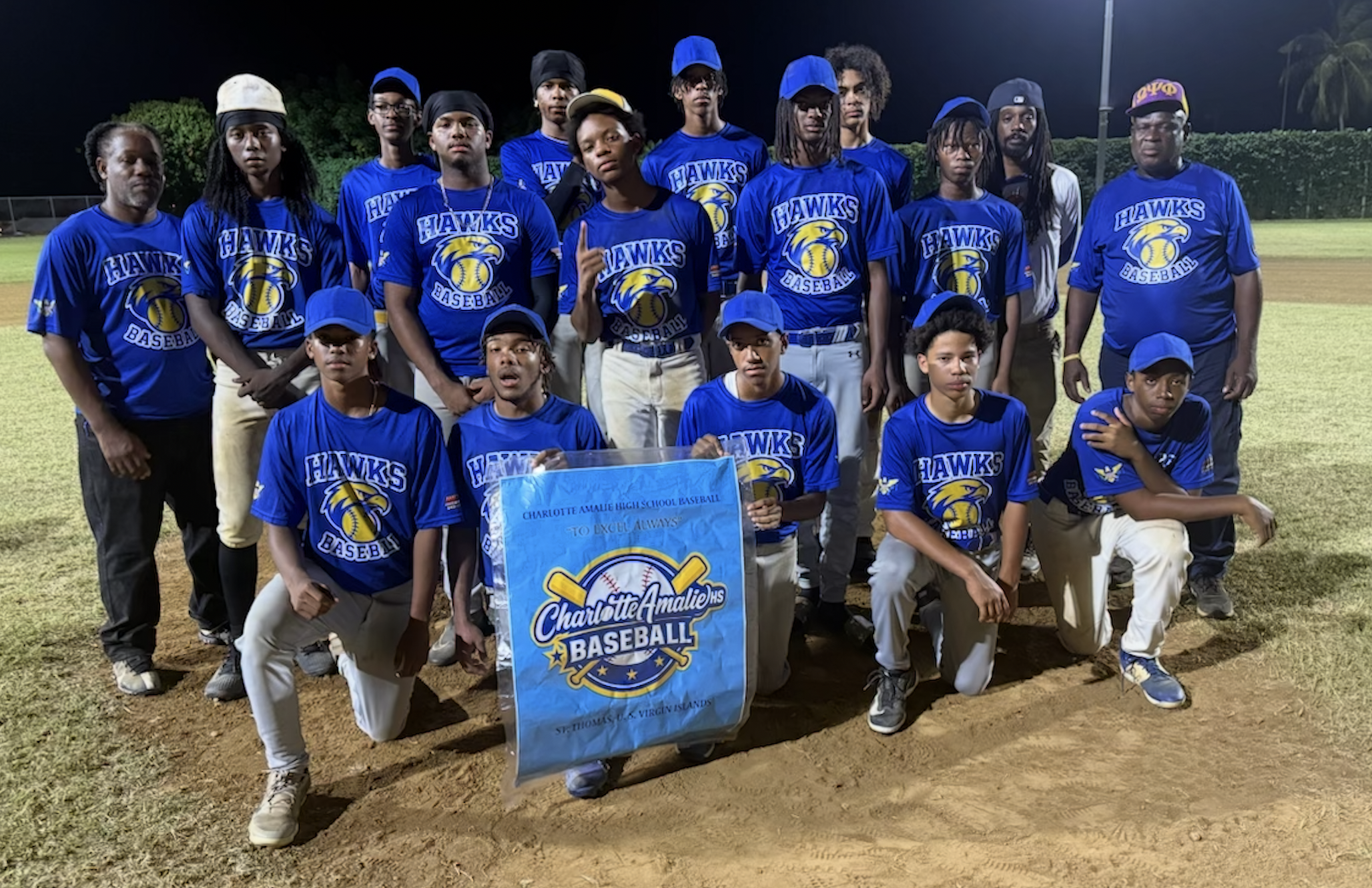Team picture of Charlotte Amalie High School B Baseball Team, who won the IslandNation Baseball Cup. (Submitted Photo)