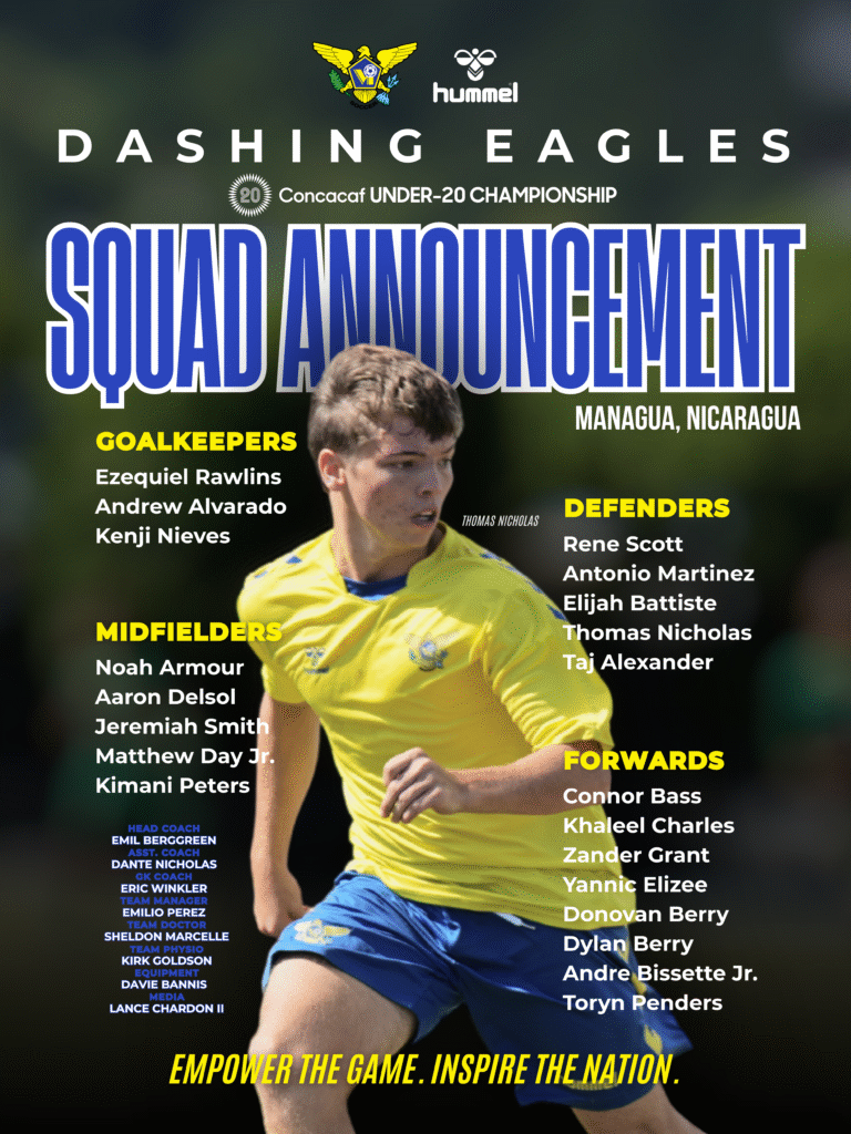 U.S. Virgin Islands U-20 Dashing Eagles Headed to CONCACAF Qualifiers