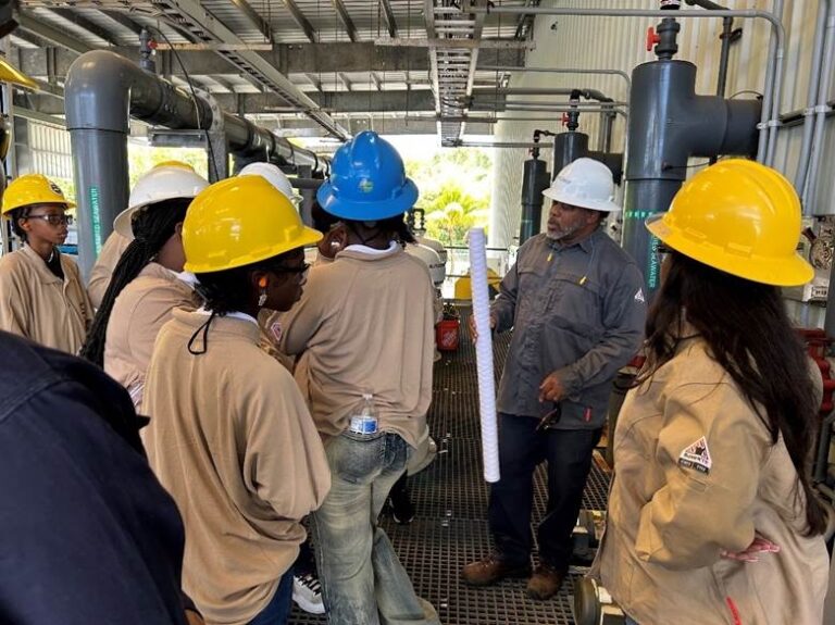 Woodson Students Tour WAPA Water and Power Operations
